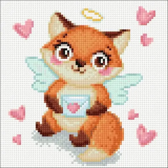 Crafting Spark Romantic Fox Diamond Painting Kit {6}
