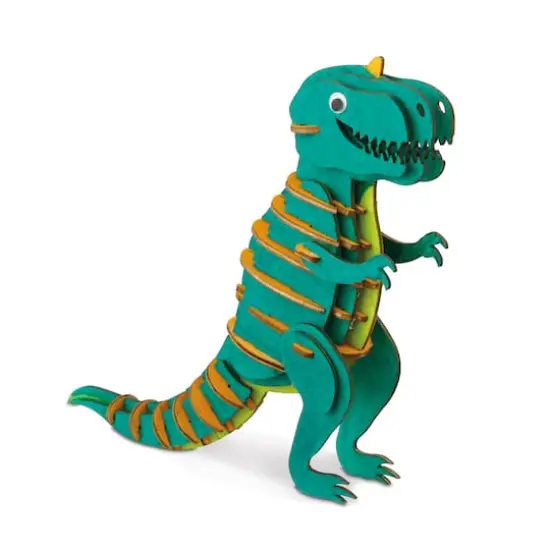 T-Rex Color-In 3D Wood Puzzle by Creatology&trade; {1}