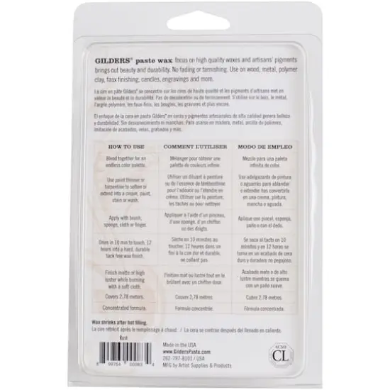 Gilders&reg; Baroque Art Paste Wax Rust {3}