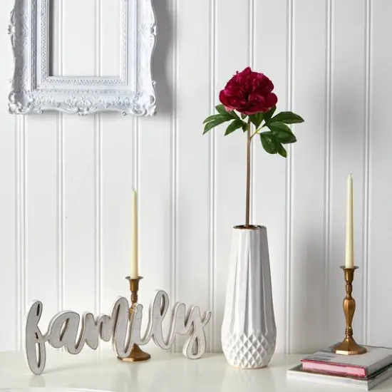 Pink Peony Artificial Flower Stem, 3ct. {4}