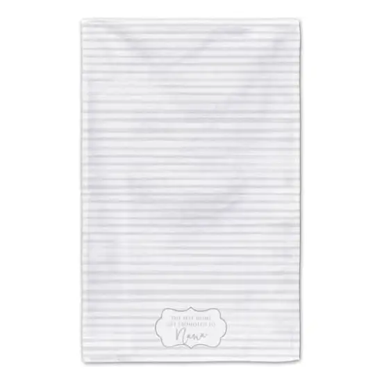 The Best Moms Get Promoted to Nana Tea Towel Set {4}