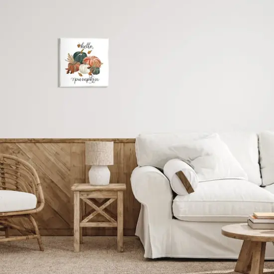 Stupell Industries Hello Pumpkin Fall Harvest Wall Plaque Art {3}