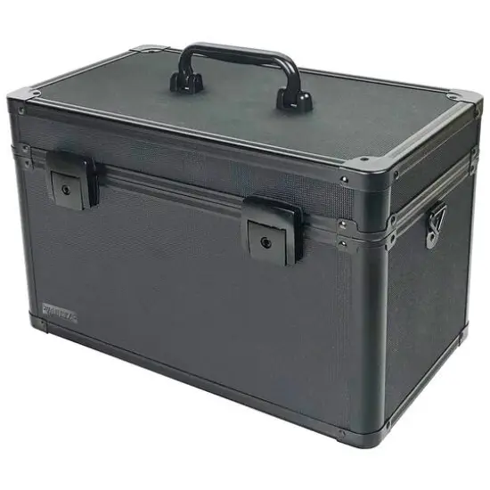 Vaultz Black Tactical Divided Storage Box {7}