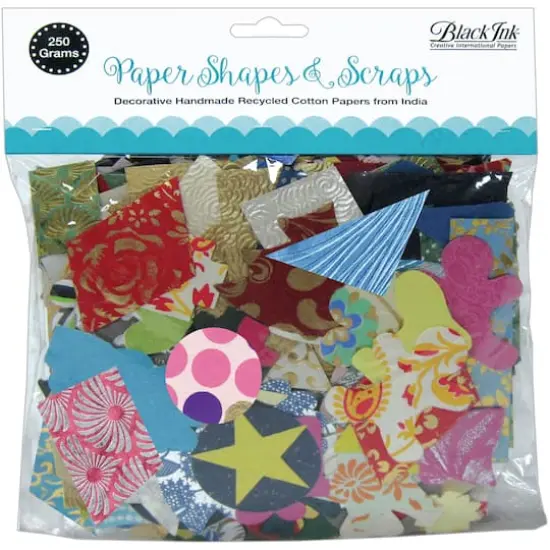 Black Ink Paper Shapes & Scraps {1}