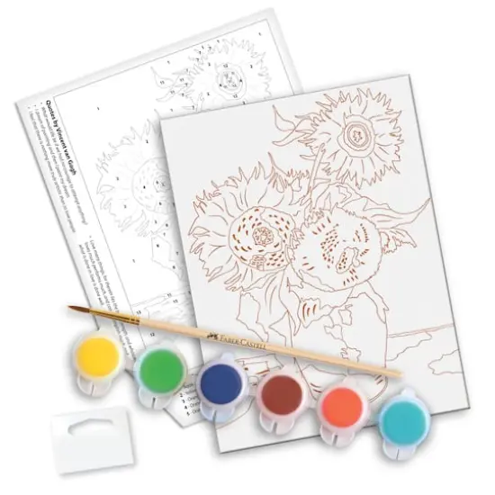 Faber-Castell Paint By Number Museum Series, Sunflowers {5}