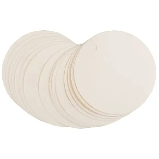 JAM Paper Ivory Circle Gift Tags, 20ct. {3}