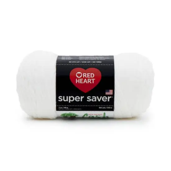 Red Heart&reg; Super Saver&reg; Solid Yarn White {1}