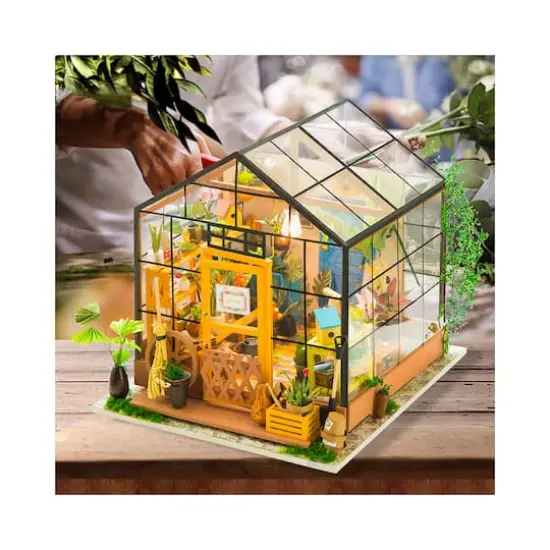 Rolife&reg; Cathy's Flower House DIY Miniature House Kit {4}