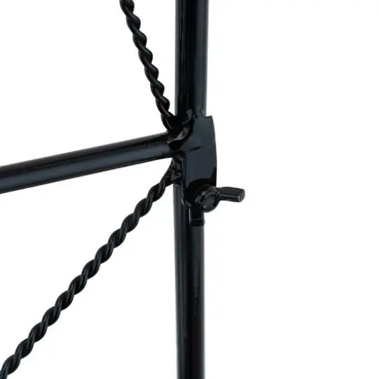 Glitzhome&reg; 3.5ft Yellow Metal Wind Spinner Yard Stake {6}