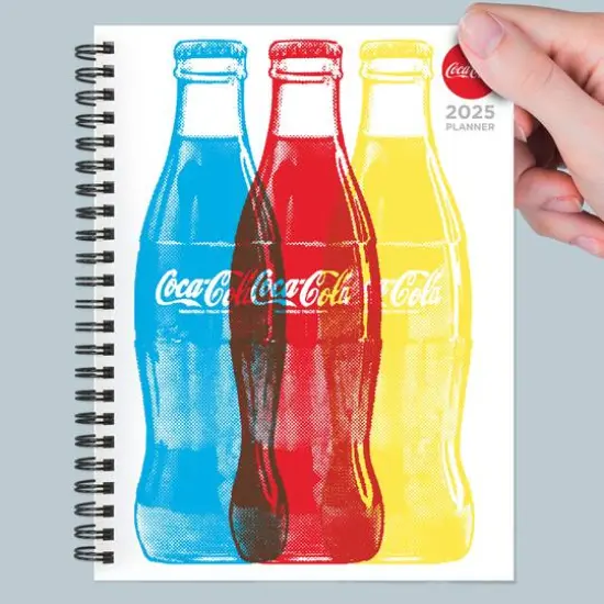 TF Publishing 2025 Medium Coca-Cola Weekly Monthly Spiral Planner {8}