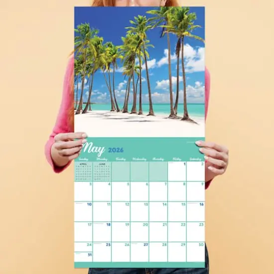 2026 Tropical Beaches Wall Calendar {5}