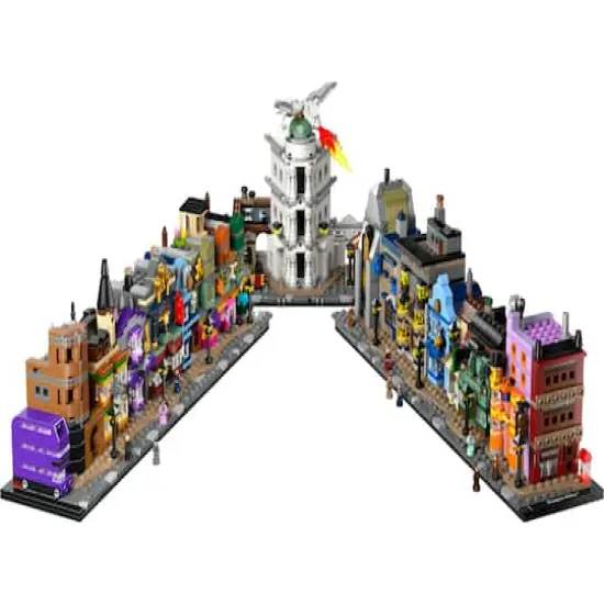 LEGO&reg; Harry Potter&trade; Diagon Alley&trade; Wizarding Shops, Wizard Set for Adults 76444 {3}