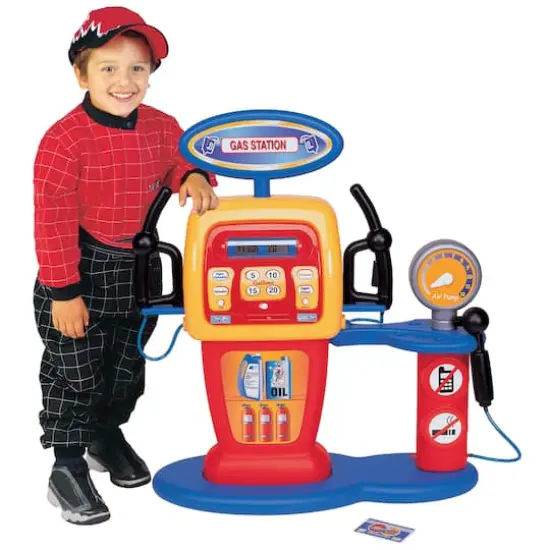 Children's Electronic Self-Service Gas Station Playset {6}