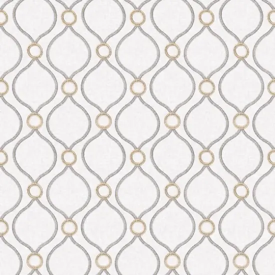 Surface Style Curveball Peel & Stick Wallpaper Platinum {1}
