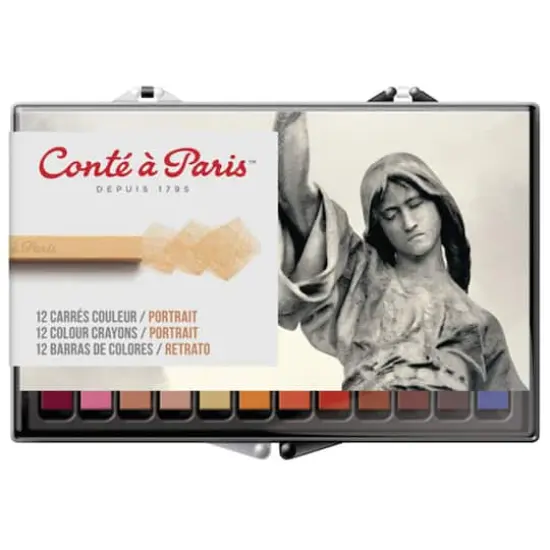 Cont&eacute; &agrave; Paris&trade; Portrait 12 Color Pastel Crayon Box Set {1}