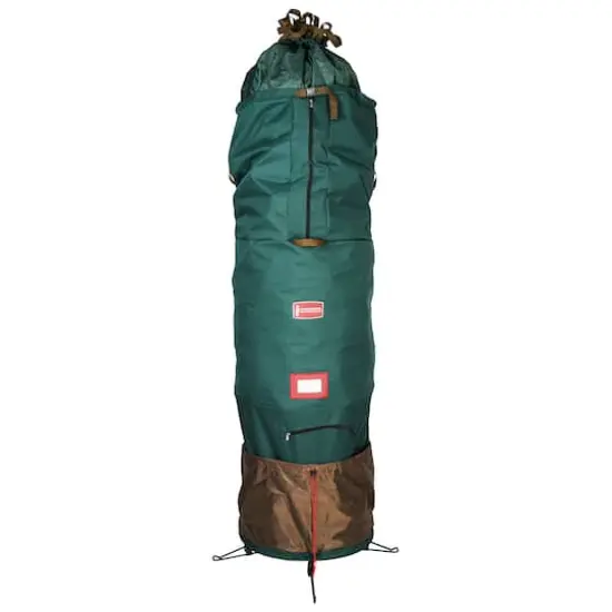 9ft. Green Upright Protective Christmas Tree Storage Bag {3}