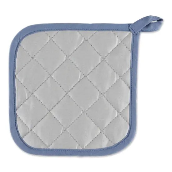 DII&reg; Terry Cloth Potholders, 3ct. Stonewash Blue {4}