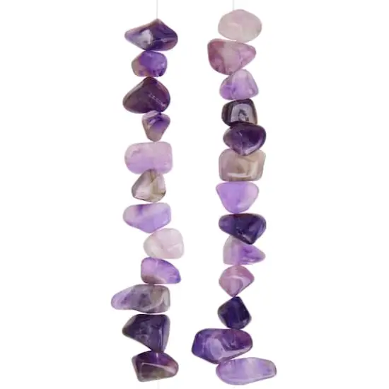 Amethyst Teardrop Stone Beads, 15mm by Bead Landing&trade; {4}