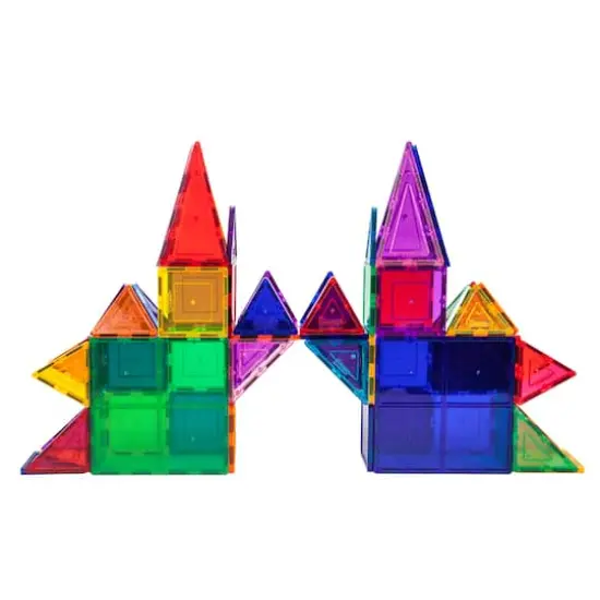 PicassoTiles&reg; 61 Piece Classic Magnetic Tile Building Set {7}