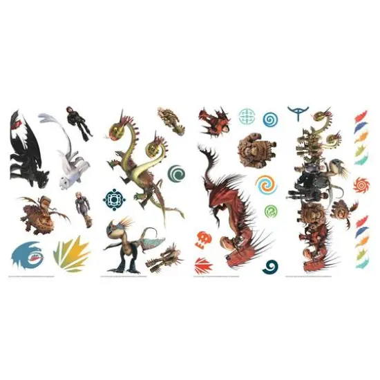 RoomMates How to Train Your Dragon: The Hidden World Wall Decals {3}