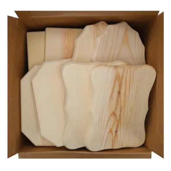 Good Wood by Leisure Arts 9" x 12" Mixed Wood Plaques, 36ct. {3}