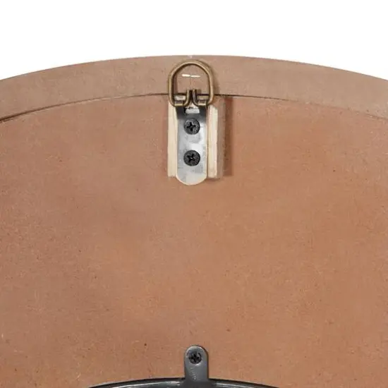 White Wood Farmhouse Wall Clock, 32" x 32" x 2" {8}