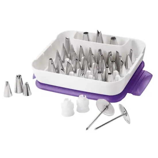 Wilton&trade; 55-Piece Master Cake & Cupcake Piping Tip Set {3}
