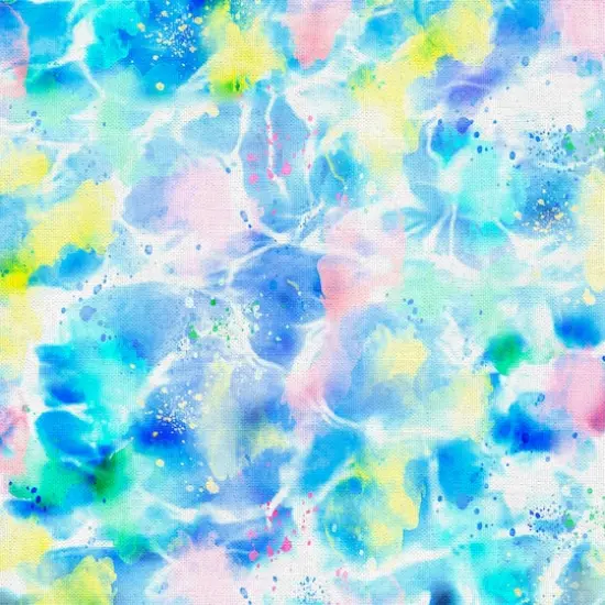 Fabric Editions Multicolor Deep Sea Cotton Fabric {4}