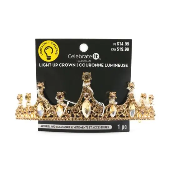 Gold Light Up Crown by Celebrate It&trade; {4}