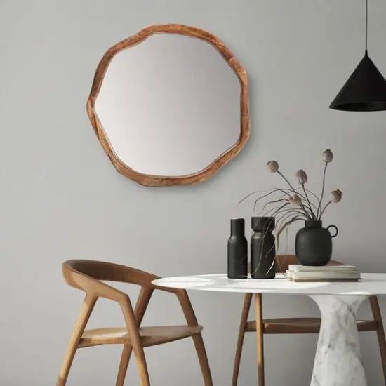 Habitat Imani 24" Wood-Framed Mirror {6}
