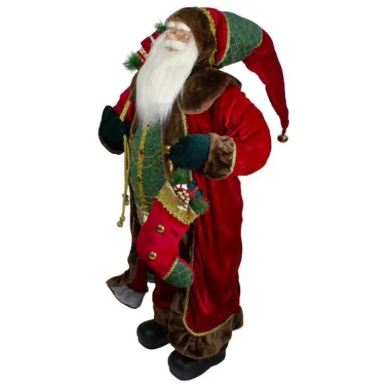 4ft. Standing Santa Christmas Figure with Presents {6}