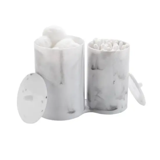 Simplify Q-Tip & Cotton Marble Holder {6}