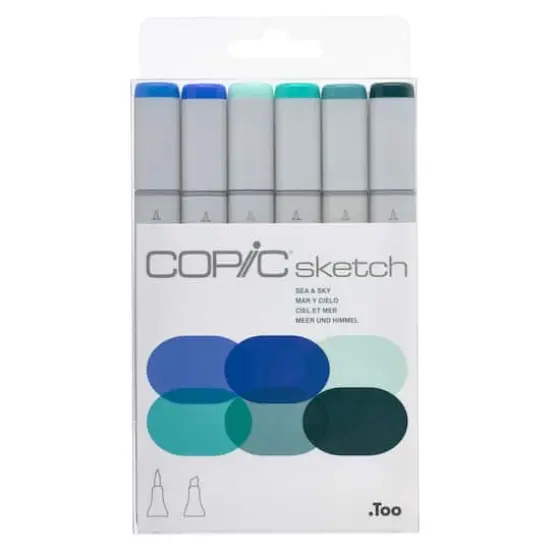 Copic&reg; Sea & Sky Sketch Marker Set {4}