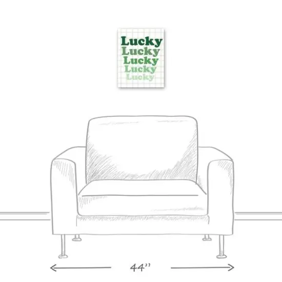 Lucky Stack Canvas Wall Art {6}