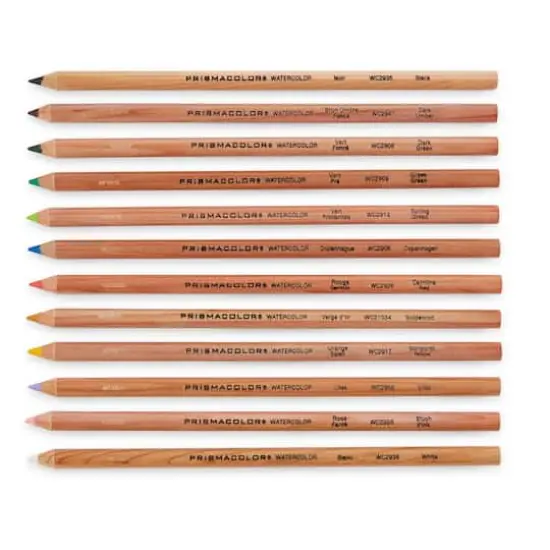 Prismacolor&reg; Premier&reg; 12 Color Watercolor Pencil Set {3}
