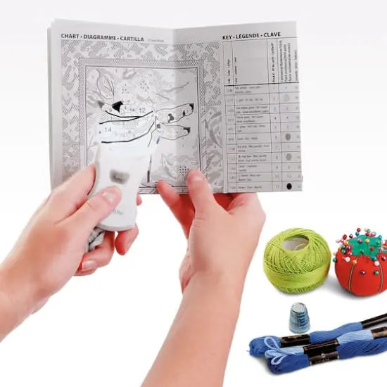 OttLite 2" Rimless Pendant LED Magnifier {3}