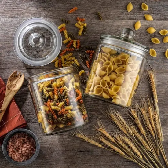 JoyJolt&reg; 67oz. Airtight Glass Cookie Jar Set {7}