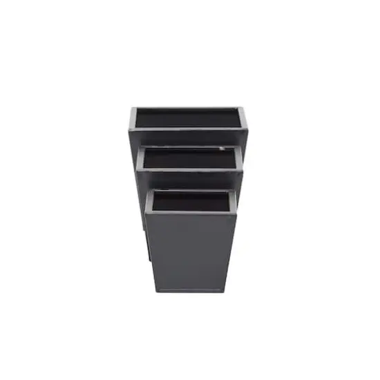 Grey Modern Planter, Set of 3" 7", 6", 5" {4}