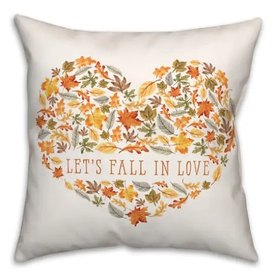 Let's Fall in Love Indoor/Outdoor Pillow {1}