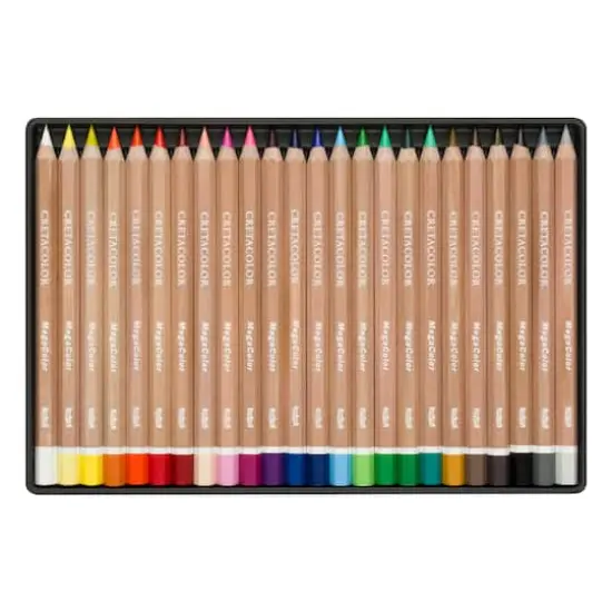 Cretacolor MegaColor 24 Color Pencil Set {1}