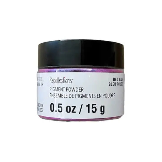 Pigment Powder by Recollections&trade;, 0.5oz. Red Blue {1}