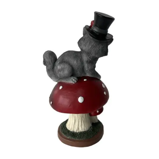 8.5" Cat on Mushroom Tabletop D&eacute;cor by Ashland&reg; {3}