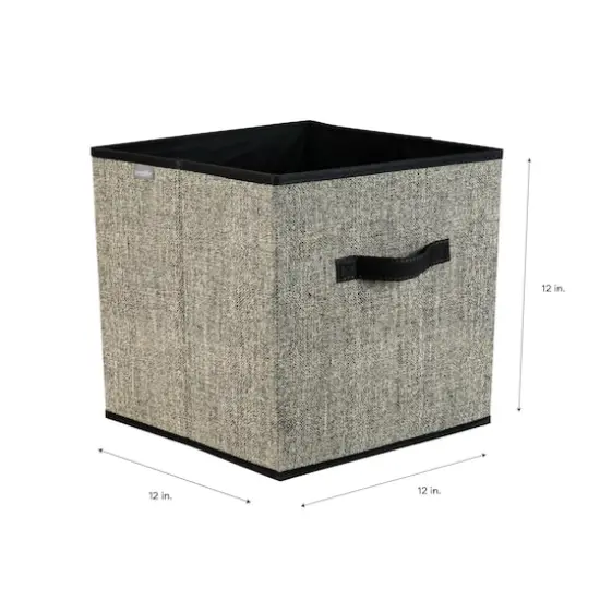 Simplify Black Collapsible Storage Cube {8}
