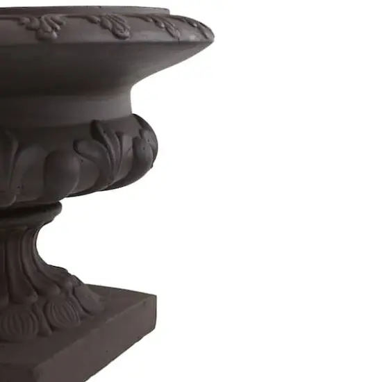 12.5" Iron-finish Decorative Urn {5}