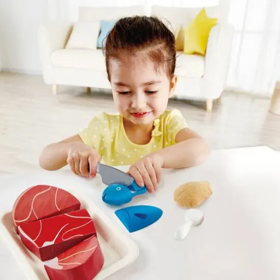 Hape Tasty Proteins Kitchen Food Playset {7}