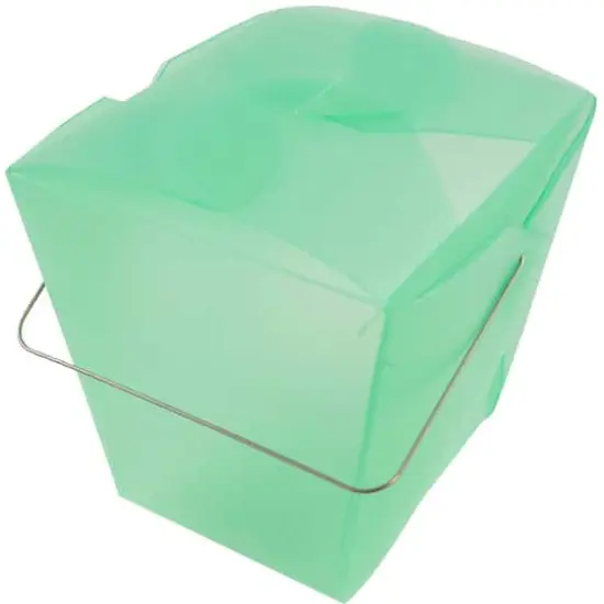 JAM Paper Green Large Plastic Chinese Takeout Container, 6ct. {4}