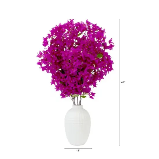40" Artificial Purple Bougainvillea Arrangement with Vase {3}