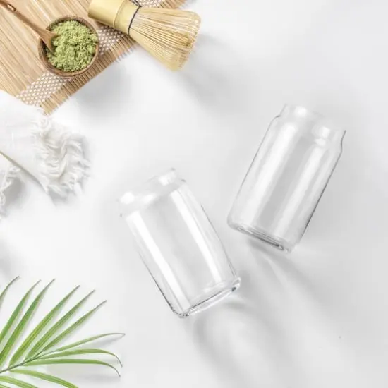 JoyJolt® 17oz. Classic Can Shaped Tumbler Drinking Glass Cups, 6ct. {6}