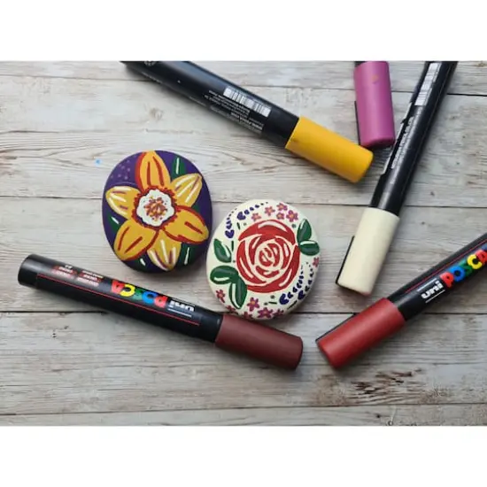 POSCA PC-5M Medium Tip Dark Color Paint Marker Set {8}