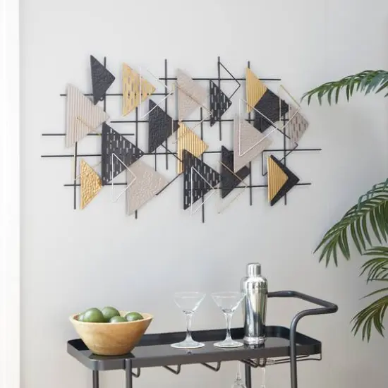 Black Metal Contemporary Wall D&eacute;cor {8}